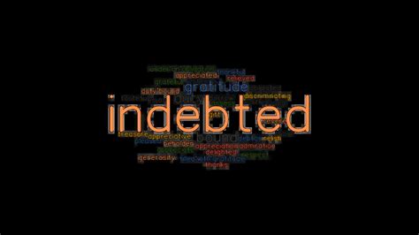 18 Statement of indebtedness synonyms. . Synonyms of indebtedness